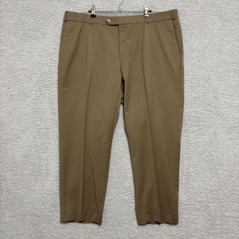 Men's Professional Wool Dress Pants Comfort Waist Tailored‎ Classic 42